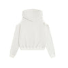 ATRY hollow off-shoulder design sweater for women in spring and autumn, national trend brand, simple hot girl functional hooded hoodie