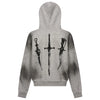 Rebel Fur-Lined Graffiti Hoodie