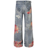 Rose Rebel Baggy Denim Jeans