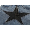 Star Patch Denim Shorts