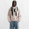 Phantom Stitch Knitted Sweatshirt