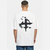 Abstract Crucified Graffiti Graphic Tee