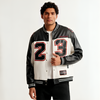 Heritage League Leather Baseball Varsity Jacket