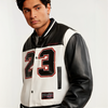 Heritage League Leather Baseball Varsity Jacket