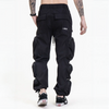 Hip Hop Cargo Pants Y2K Streetwear Men Multi Zipper Pockets Harem Jogger Pants Fashion Harajuku Casual Baggy Streetwear Trousers