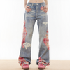 Rose Rebel Baggy Denim Jeans