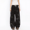 Scribble Art Denim Pants