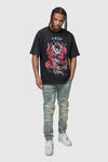 Distressed Purgatory Trapped Women Anime Graphic Tee