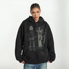 Monochrome Visionary Graphic Hoodie