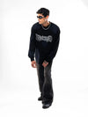 Jagged Edge Loose Sweatshirt